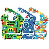 Bumkins Diaper Bags SuperBib 3 Pack (Boy Assortment)