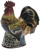 Certified International Lille Rooster 3-D Cookie Jar, 12-Inch High