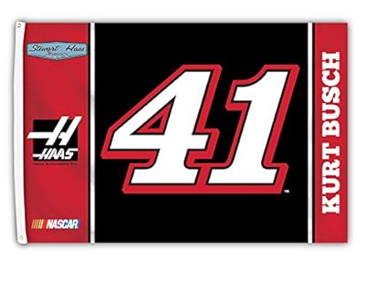 Kurt Busch #41 2016 3x5 DRIVER NUMBER Flag w/grommets Outdoor Banner Nascar Racing