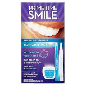 Prime Time Smile Same Day Light-Powered Teeth Whitening Kit, 0.08 Ounce