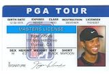 Tiger Woods Golf Pro Collectors Card