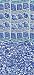24-ft. Round Overlap Above Ground Pool Liner - Solid Blue - 20-Gauge