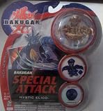BAKUGAN SPECIAL ATTACK NEW VESTROIA{ TAN } MYSTIC ELICO {DICE THROWER } NEW IN SEALED PACKAGE