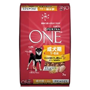 【クリックで詳細表示】ピュリナワンドッグ 成犬期1～6歳 チキン＆ライス 7kg