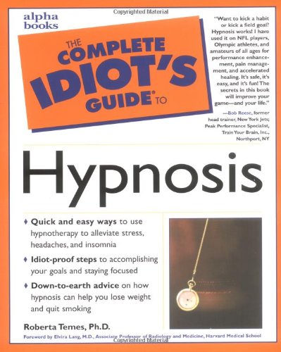 Cover image : The Complete Idiot's Guide to Hypnosis