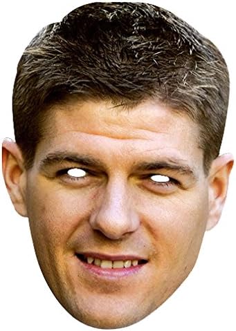 Steven Gerrard Celebrity Cardboard Mask - Single