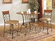 Venetian Counter Height Table Set By Acme Furniture