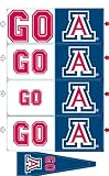 Arizona Wildcats Animated 3-D Auto Spin-Flags