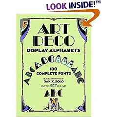 Art Deco Display Alphabets (Dover Pictorial Archive Series)