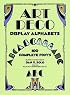 Art Deco Display Alphabets (Dover Pictorial Archive Series)