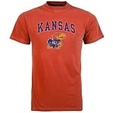 Kansas Jayhawks Crimson Big Arch n' Logo Heathered T-shirt