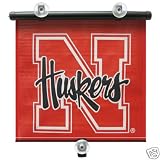 NEBRASKA CORNHUSKERS Team Logo Car Window BABY / CHILD SUN SHADE (14 x 18)