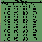 Tip Sheet