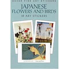 Japanese Flowers and Birds: 18 Art Stickers (Dover Fine Art Stickers)