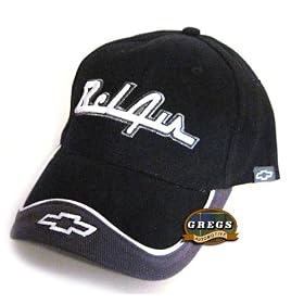 Bel Air Hat Cap Black Gray Belair Chevrolet Chevy (Apparel Clothing) by Chevrolet Apparel