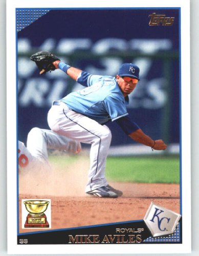 2009 Topps #354 Mike Aviles - Kansas City Royals (Topps Rookie Cup) (Baseball Cards)