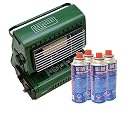 NEW Portable Gas Camping/Fishing Heater + 4 Canisters
