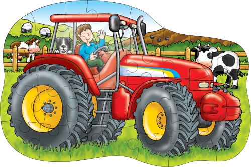 Childrens Toyshop  Toys : Orchard Toys Big Tractor Puzzle