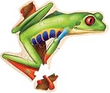 Red-Eyed Tree Frog Wooden Floor Puzzle