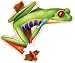 Red-Eyed Tree Frog Wooden Floor Puzzle