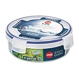 Emsa Clip and Close 18-Ounce Shallow Round Storage Container