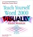 Books : Teach Yourself Word 2000 VISUALLY Student Workbook