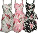 Red Ginger Hawaiian Aloha Sarong Dress