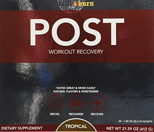 DailyBurn Post 20 packets NET WT 21.59 OZ.