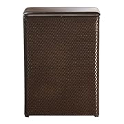 Lamont Home Carter Family Size Wicker Laundry Hamper with Coordinating Padded Vinyl Lid