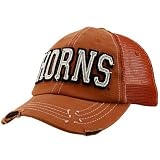 Zephyr Texas Longhorns Focal Orange Ventura Adjustable Vintage Hat