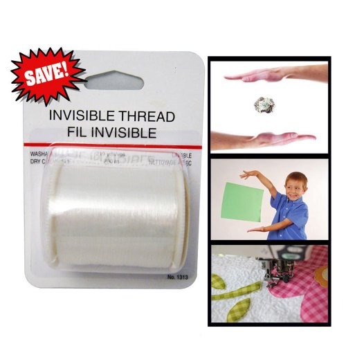 Invisible Thread Magic New Floating Trick Clear Sewing 219 Yards Nylon Magicians Invisible Thread Magic New Floating Trick Clear Sewing 219 Yards Nylon Magicians