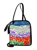 Ava, Eco Friendly Cross Body Bag with Poppy Painting by Artist Kiara Sausedo 51X9GhoIG7L. SL160 Ava, Eco Friendly Cross Body Bag with Poppy Painting by Artist Kiara Sausedo