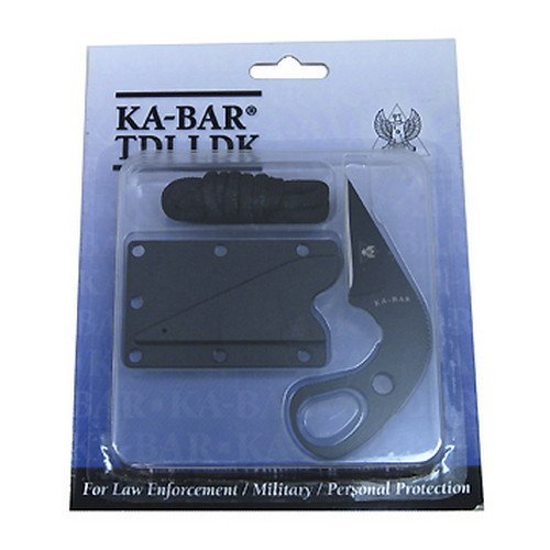 Ka-Bar Last Ditch TDI Ankle Knife, Plain, Plastic Sheath, Clam