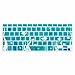 Case Star ® Ocean series Aqua Blue Keyboard Silicone Cover Skin With The Seaweed And Fish Pattern for newest 13
