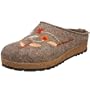 Haflinger Women's Heaven Embroidered Clog,Earth,40 EU (US Women's 9 M)