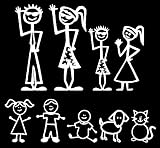 Stick Family People Car Decals Stickers