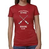 NCAA Fairfield Stags Ladies Club Junior's Tri-Blend T-Shirt - Cardinal