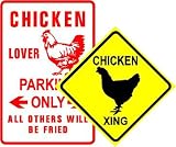 Chicken Parking & Xing Sign Collection Gift Set