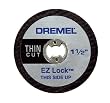 Dremel EZ409 EZ Lock 1-1/2-Inch Thin Cut-off Wheels for Metal (5 pack)