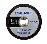 Tools & Hardware : Dremel EZ409 EZ Lock 1-1/2-Inch Thin Cut-off Wheels for Metal (5 pack)