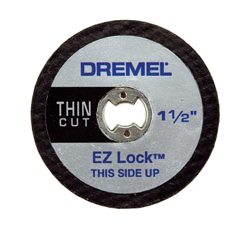 Dremel EZ409 EZ Lock 1-1/2-Inch Thin Cut-off Wheels for Metal (5 pack)