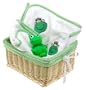 Trend Lab Frog 7 Piece Bath & Feeding Gift Basket Set