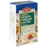 51X9Q8DR19L. SL160  Arrowhead Mills Instant Organic Oatmeal with Flax, 12.5 Ounce Boxes