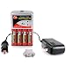 CTA Digital 4 AA NiMH 2400mAh Batteries with charger