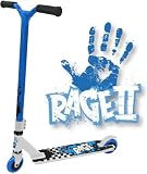Slamm Rage II Scooter - White/Blue