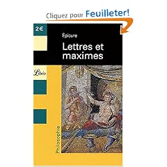 Lettres et maximes
