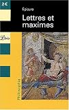Lettres et maximes