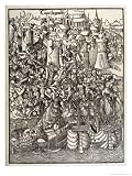 Siege of Troy Art Giclee Poster Print by Robert Lefevre, 18x24