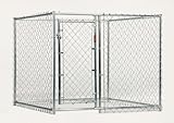 Lucky Dog 5-Feet L by 5-Feet W by 4-Feet H Chain-link Kennel