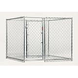 Lucky Dog 5-Feet L by 5-Feet W by 4-Feet H Chain-link Kennel